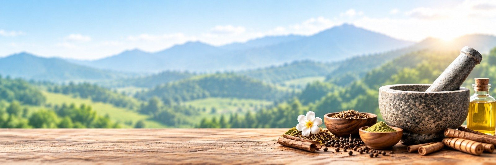 Herbs, roots and botanical ingredients used in Nutica Herbocare formulations