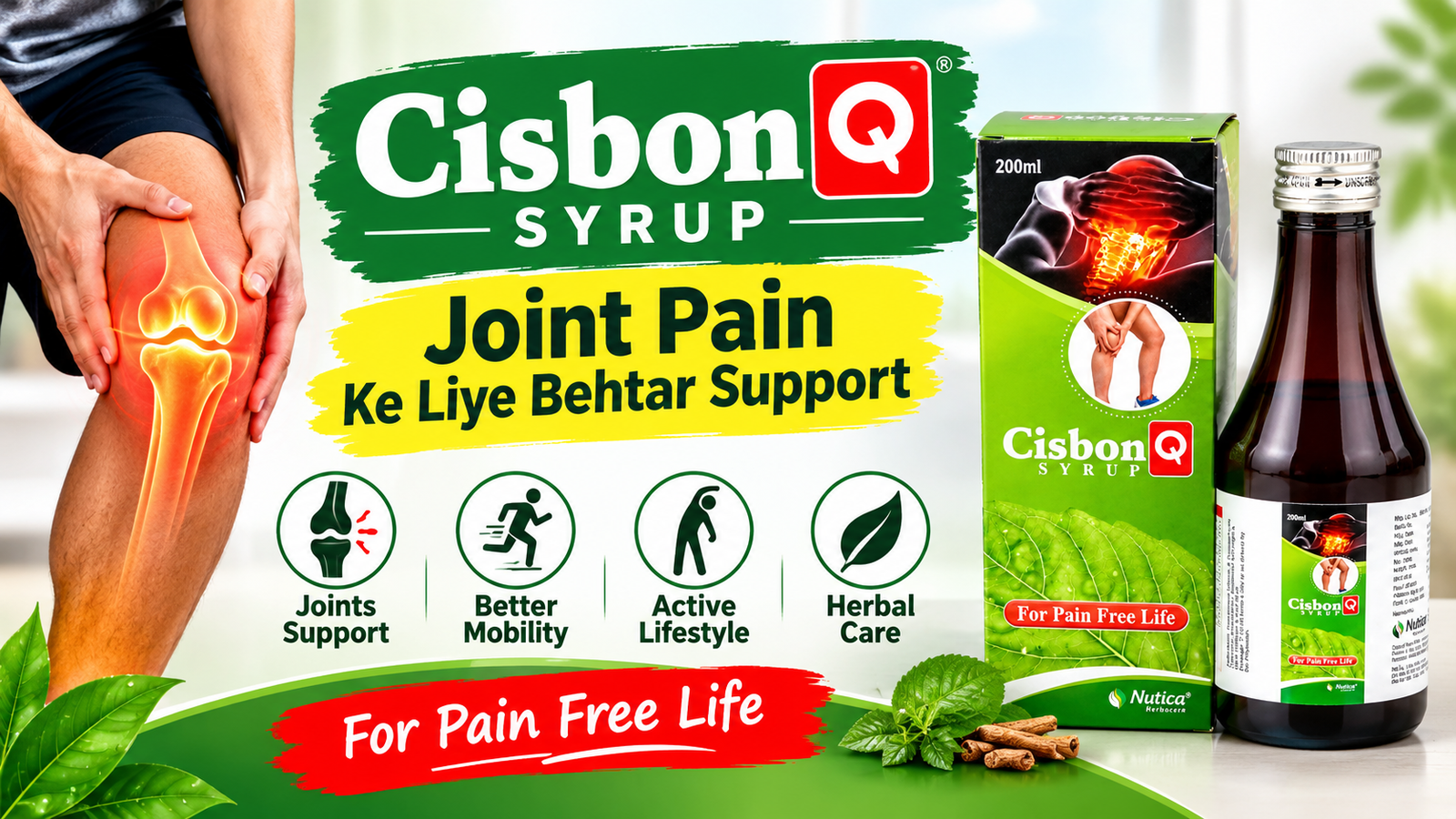CISBON Q Syrup for Joint Pain | Uses & Product Information